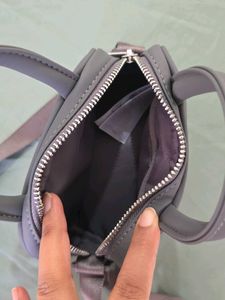 Adidas Rubberised Mini Grey Bag