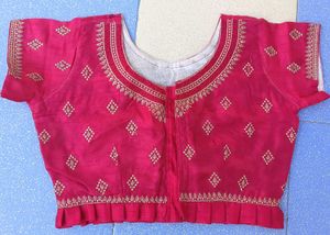 Embroidered Pink Blouse