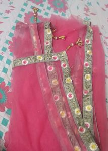 floor length kurta and dupatta with pyjami