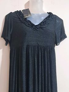 New Georgette Soft Black Dress