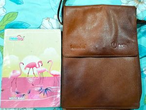 Leather Messenger Bag