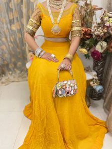 Yellow Lehenga Choli Set