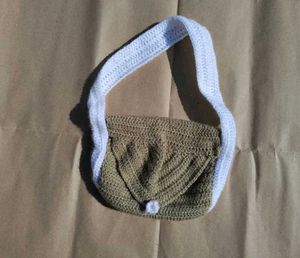 Vintage Crocheted Shoulder Bag