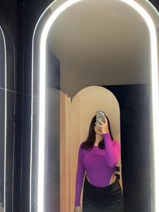 Purple Long Sleeve Bodysuit