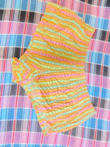 Y2k Striped &amp; Dotted Shorts