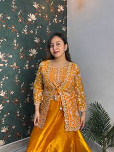 Beautiful Lehenga Choli With Detachable Shrug