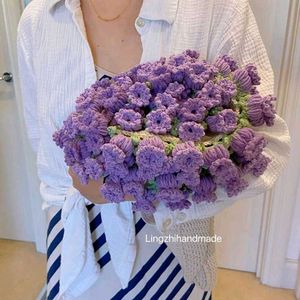 Crochet Flower Bouquet Blanket.