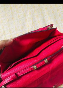 Authentic 💯 Coach Red Crossbody