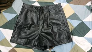 SHEIN leather Shorts