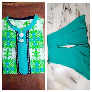 Kurti With Plazzo Set