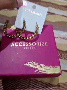 Golden Mirror Work Partywear Earrings