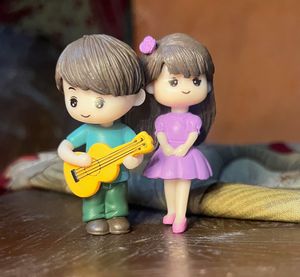 Cute Miniature Toy With Guiter For Show Piece