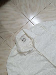 White Patterned Shirt