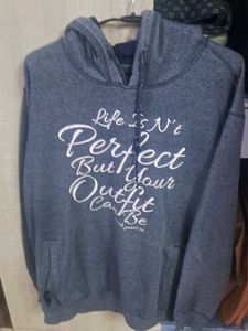 Hoodie with Graphic Print