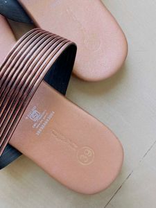 Stylish Metallic Slip-On Sandal