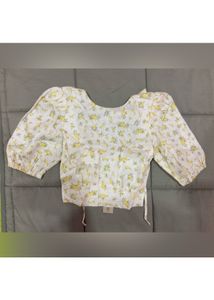 Forever New OMARA OPENBACKLINEN TOP