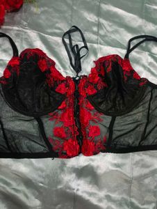 Imported Red &amp; Black Corset