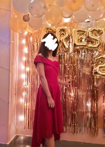 Maroon Dress