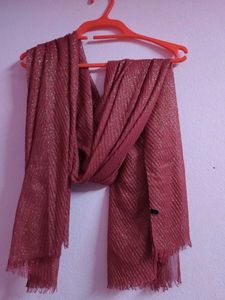 Sparkly Maroon Scarf