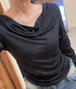 Elegant Black Long Sleeve Top