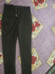 Black High Waist Jeans