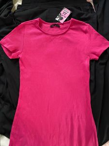 Pink Bodycon Stretchable Dress