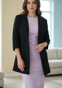 H&M Elegant Black Coat