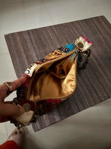 Embroidered Clutch
