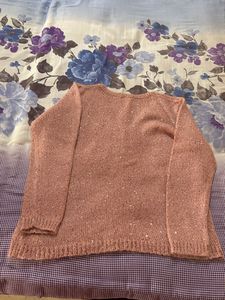 Pink Glitter Sweater