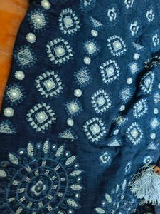 Set Of 2 Embroidered Sleeveless Jacket