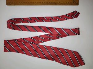 Striped Red Tie