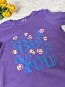 Be You Floral Graphic Tee 💜✨