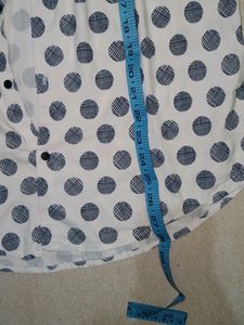 Stylish Soft Stretchable Full Sleve White  Shirt