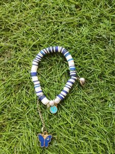 Clay Bead Charm Bracelets -Set of 2 For Bestfriens
