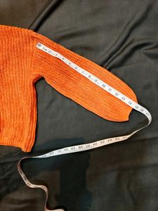 H&amp;M Brand Round Nack Crop Winter Top