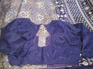 Tusser Silk Saree With Blouse