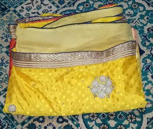 Orange &amp; Yellow Ombre Dupatta