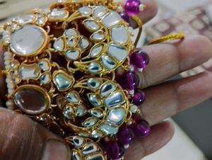 Heavy Set Without Earring With Purple 💜 Beats
