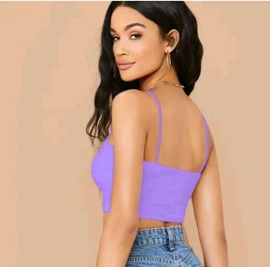 Lilac Cami Crop Top