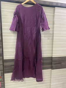 Elegant Purple Ethnic Gown