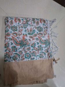 Silver Colour Tissue Saree