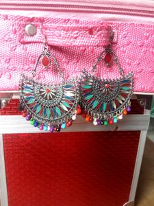 Boho Dangle Multicolor Earrings