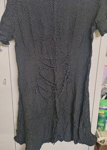 Polka Dot Button-Down Dress