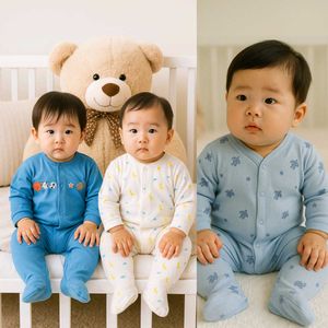 Baby Footed Pajamas - Size 3-6 Months