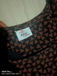 Cute Brown Dotted Dress