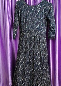 Black Embellished Kurta