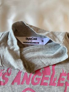 Stylecast X Hersheinbox Grey Crop Top