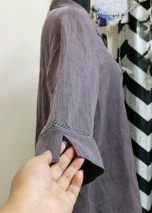 Plus Size Purple Shirt