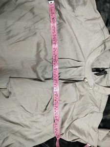 Grey Color Shirt Style Top