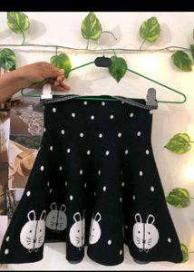 Cute Bunny Polka Dot Skirt